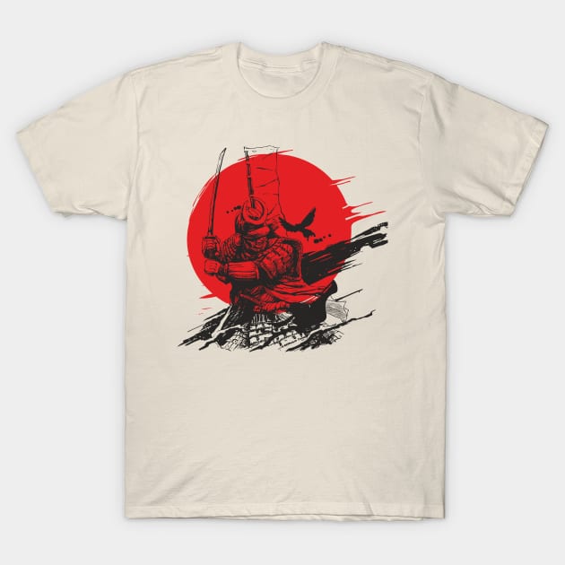 Samurai warrior T-Shirt by katanya78